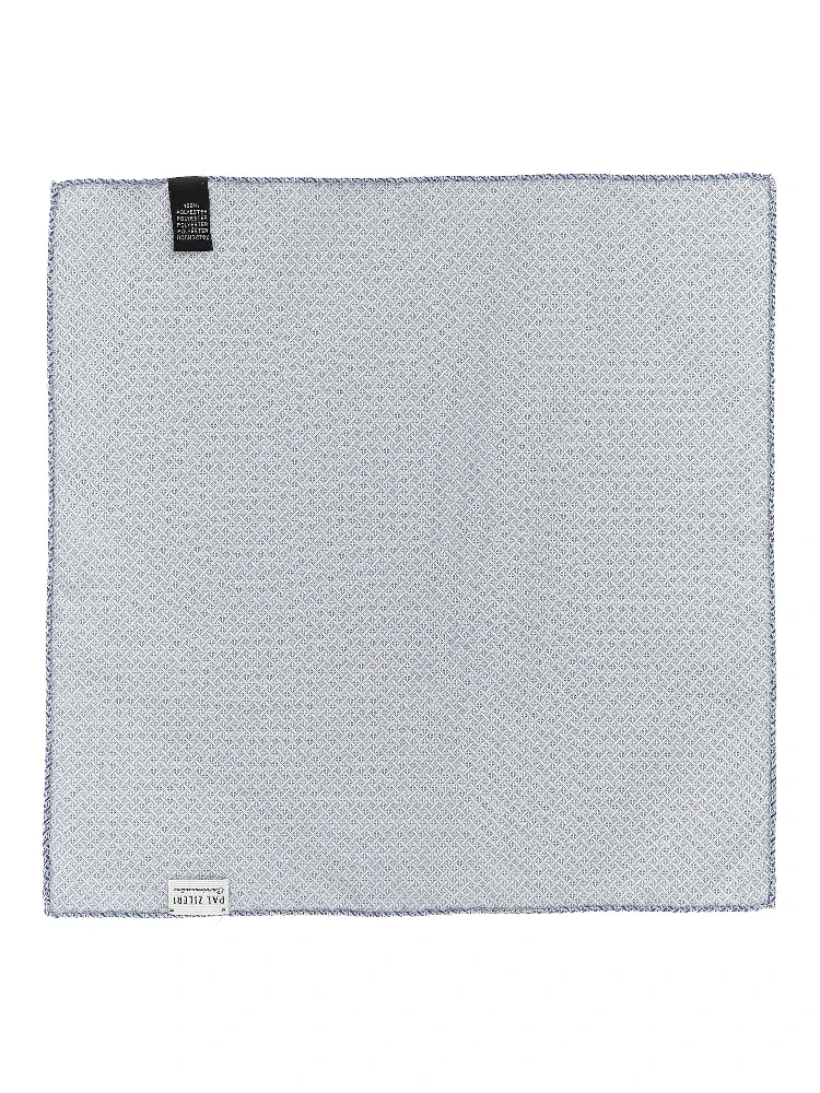 Blue Polyester Pocket Square alternative