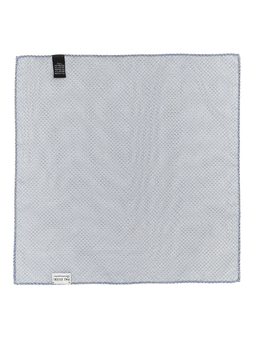 Blue Polyester Pocket Square