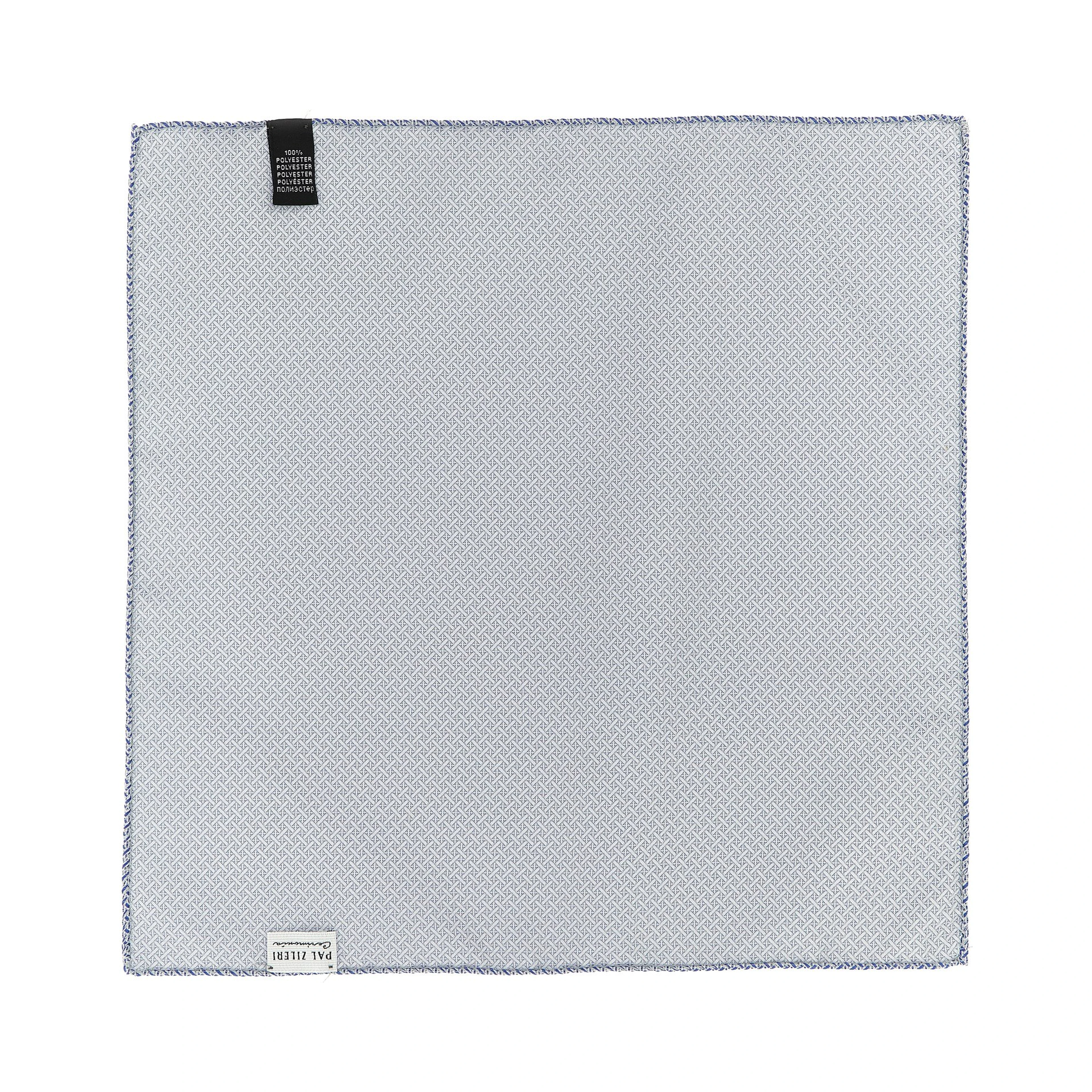 Blue Polyester Pocket Square