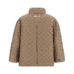 Beige Polyester Coat