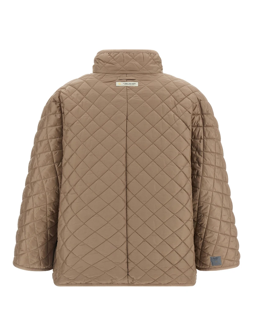 Beige Polyester Coat