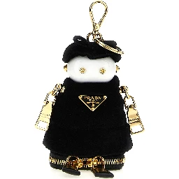 Black Stainless Steel Keychain