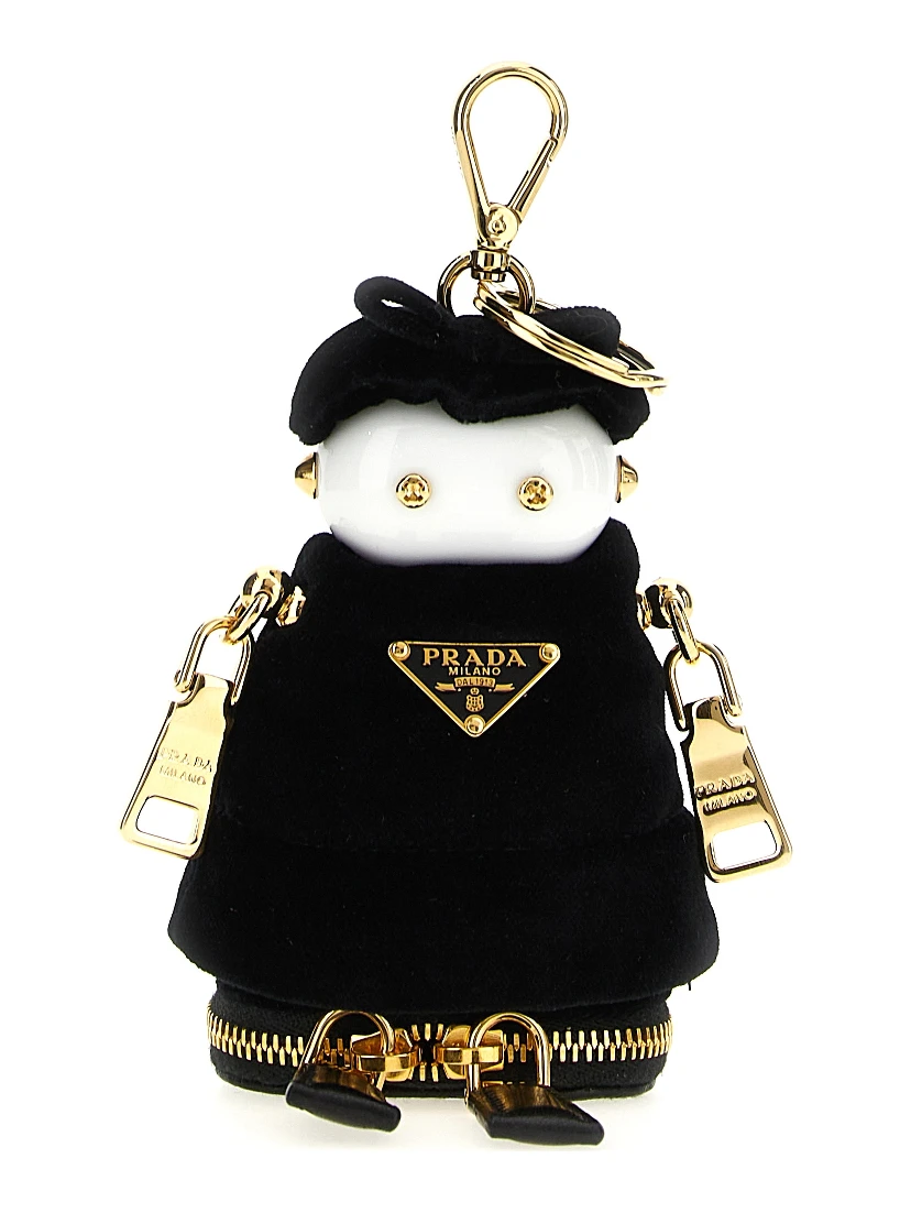 Black Stainless Steel Keychain