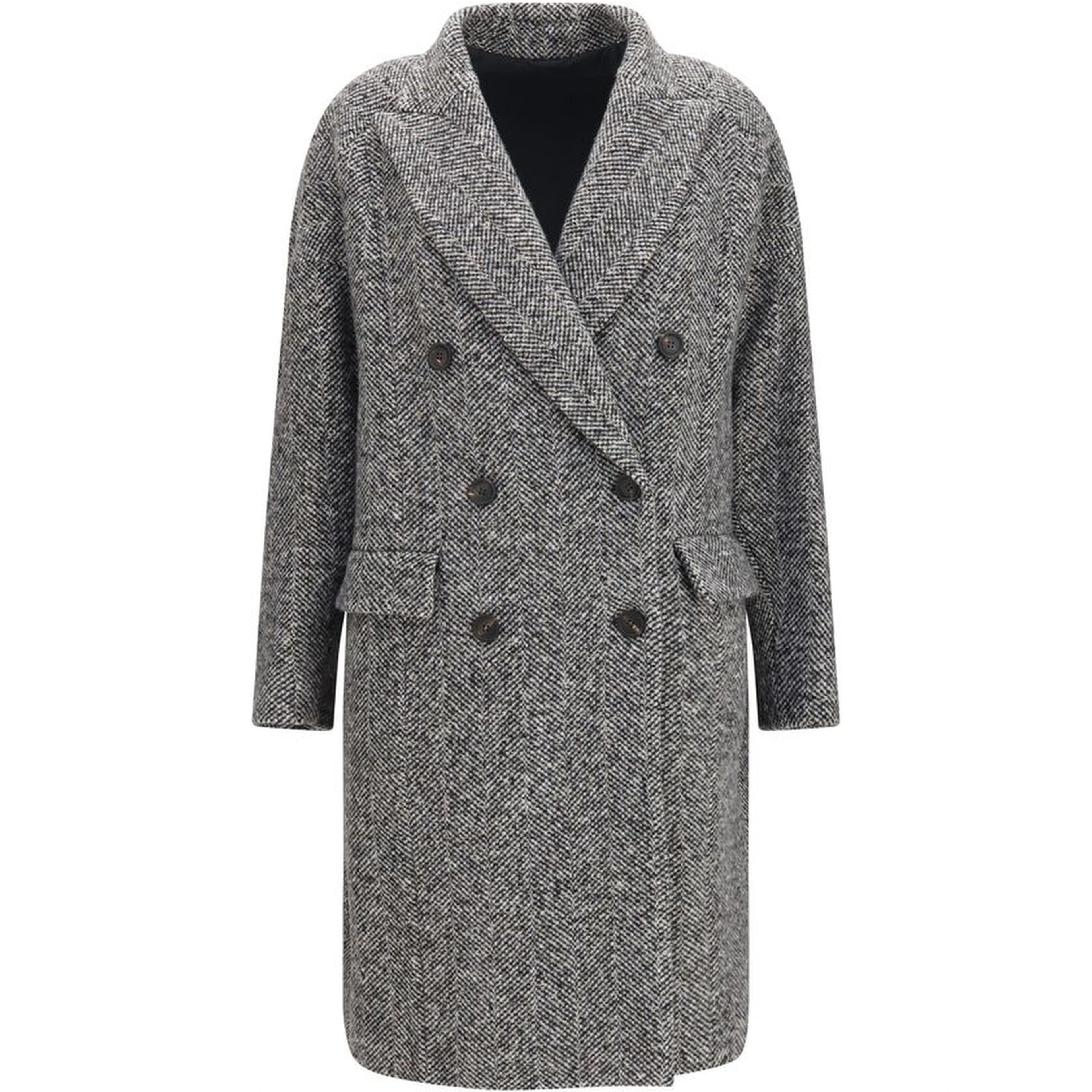 Gray Wool Oves Aries Coat