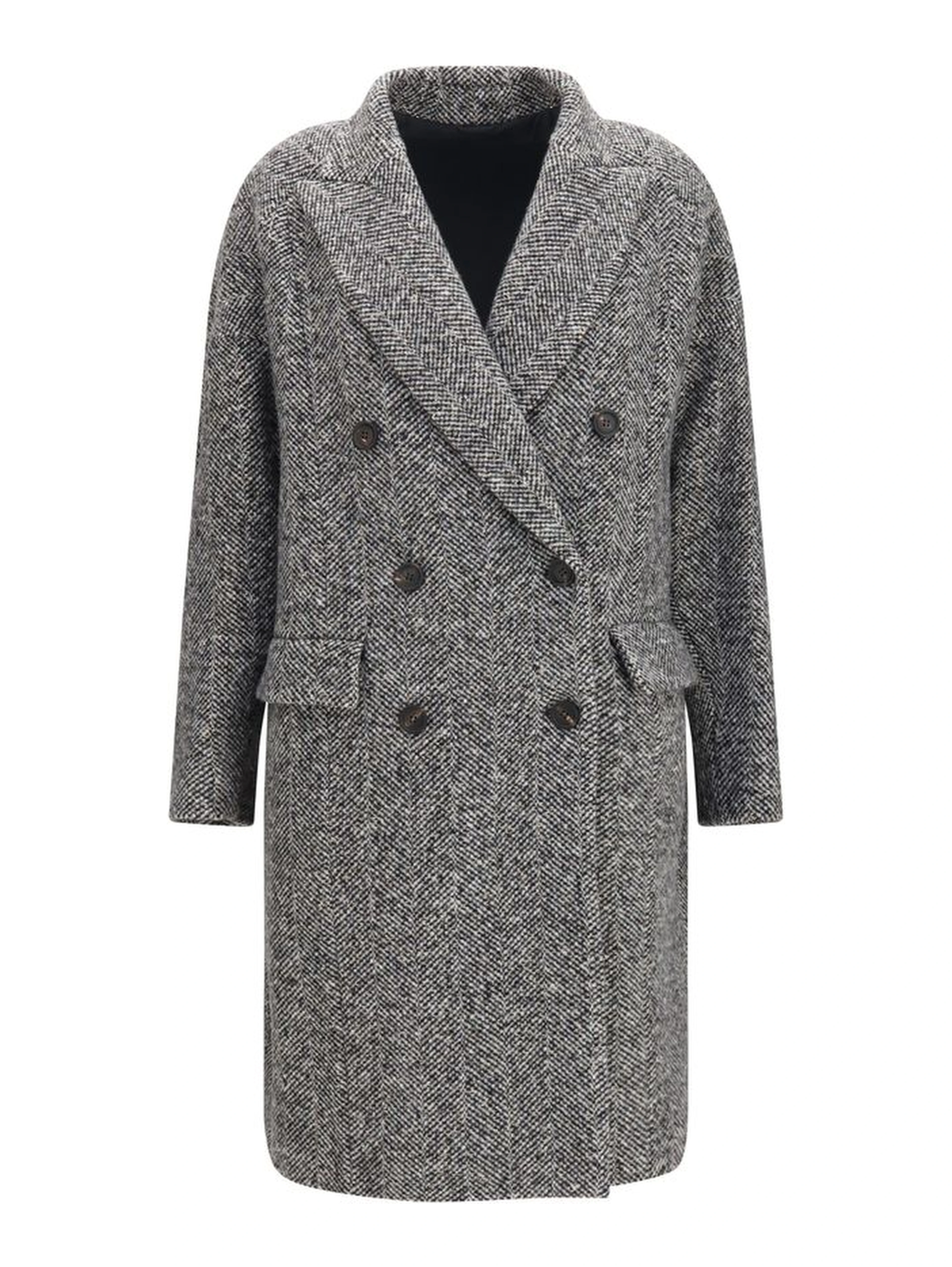 Gray Wool Oves Aries Coat