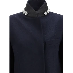 Blue Wool Oves Aries Coat