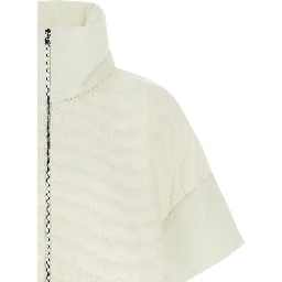 White Polyester Coat