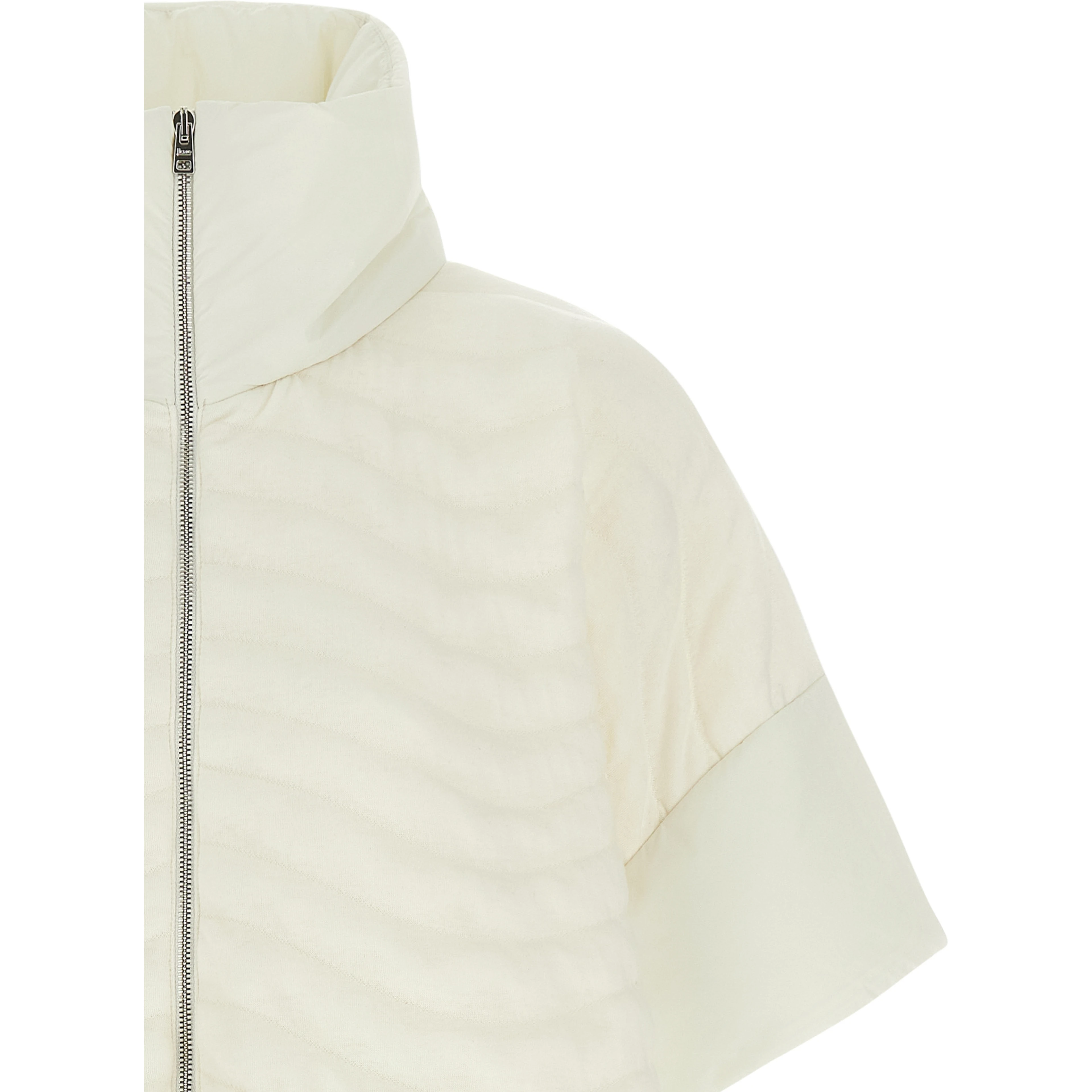 White Polyester Coat