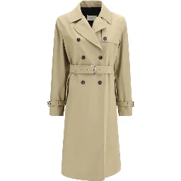 Beige Cotton Coat