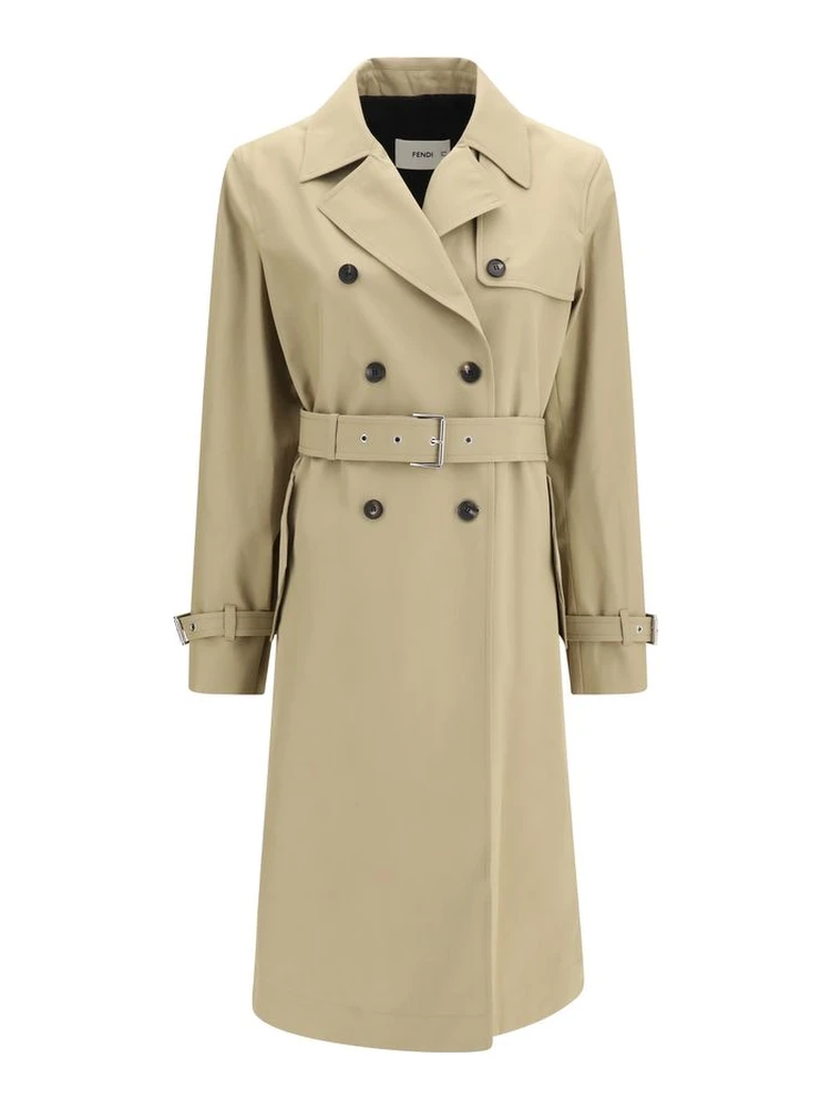 Beige Cotton Coat