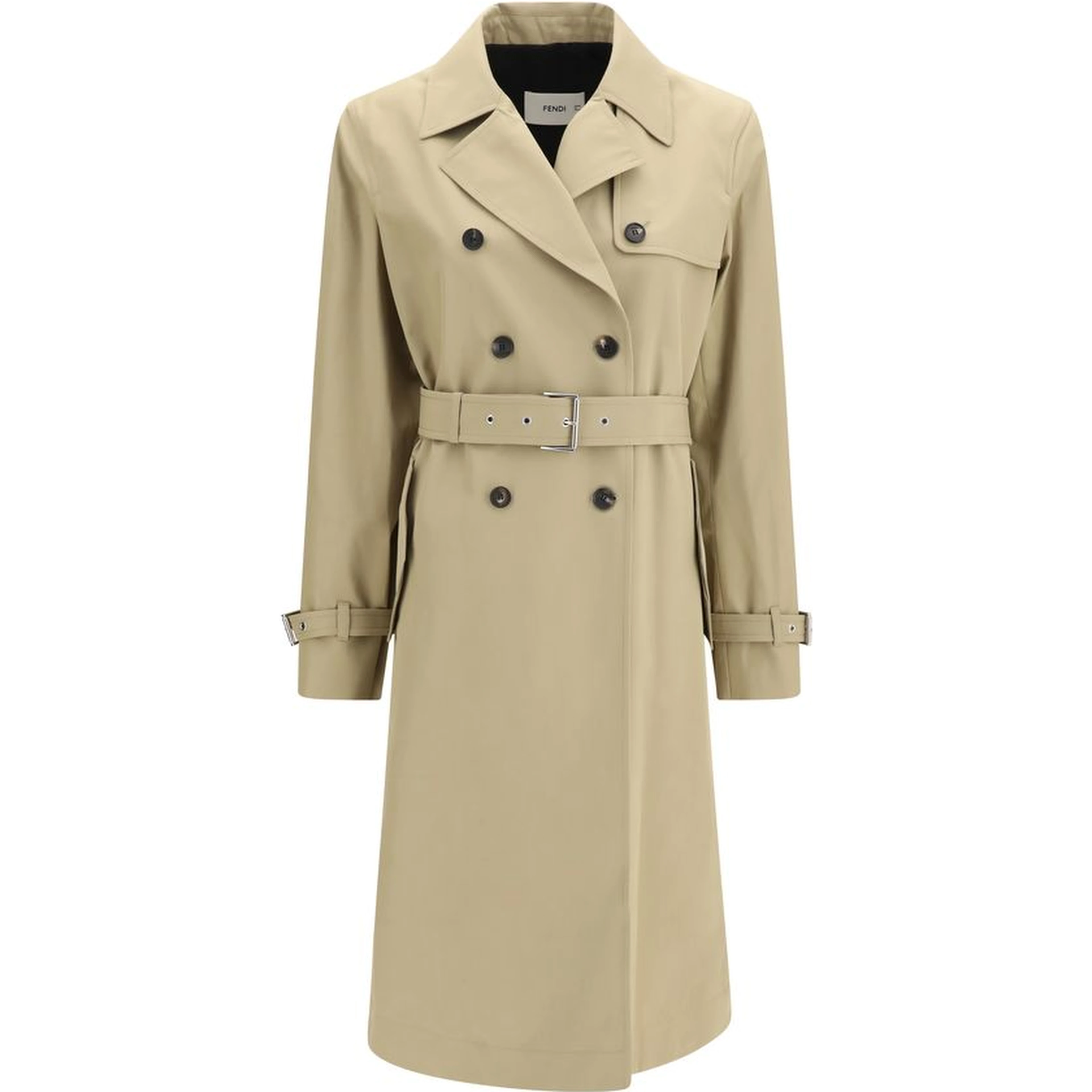 Beige Cotton Coat