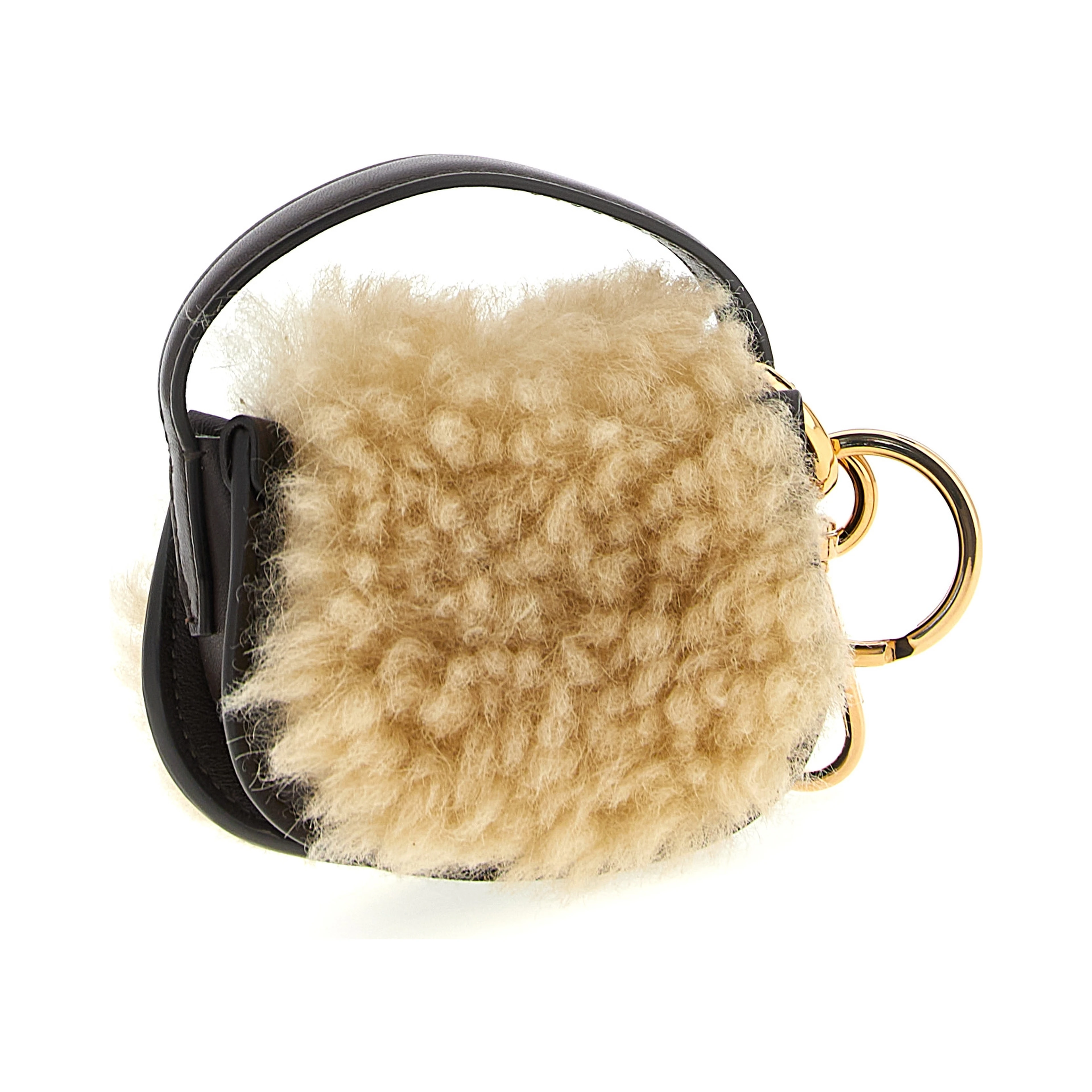 Multicolor Calfskin Keychain