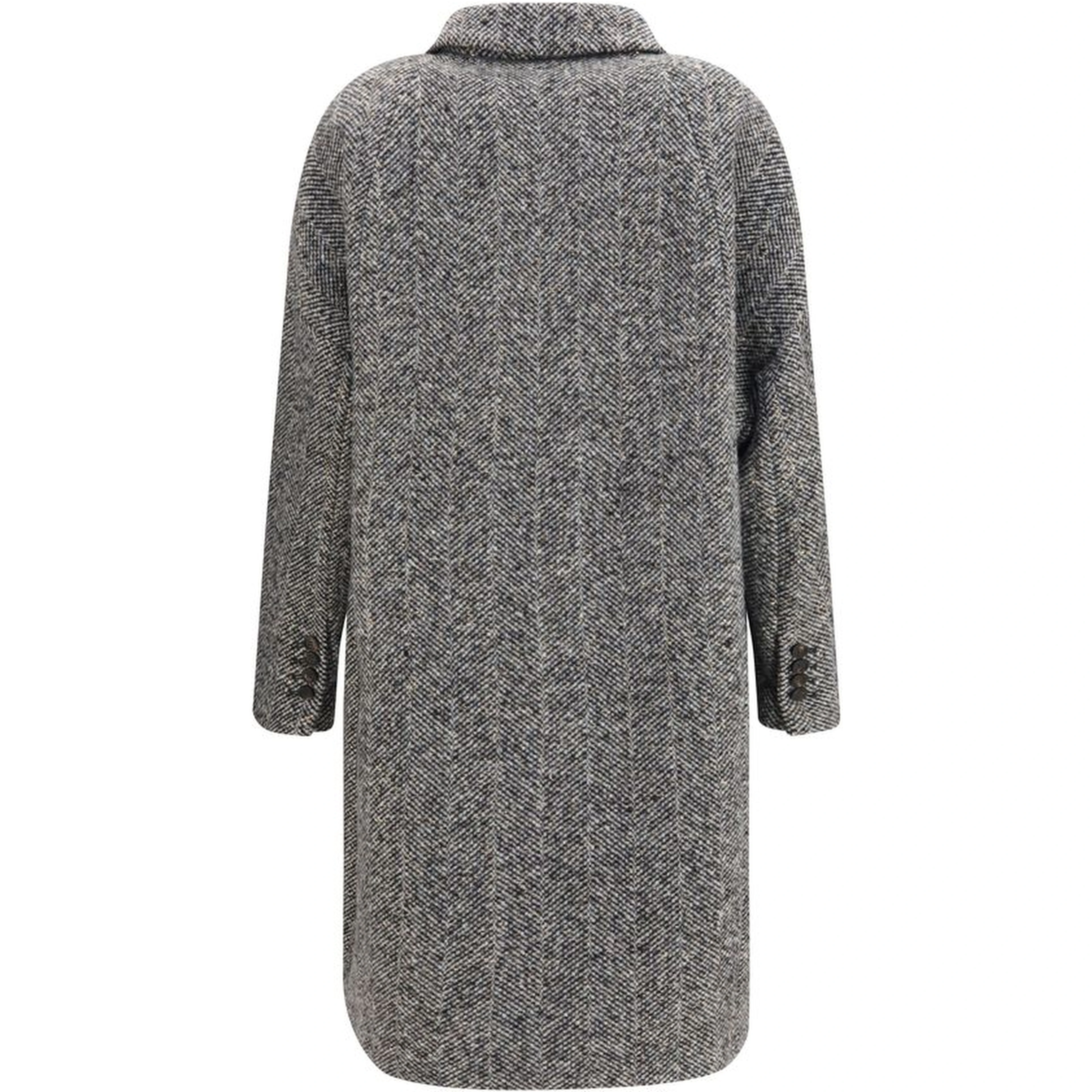 Gray Wool Oves Aries Coat