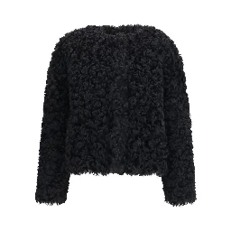 Black Polyester Coat