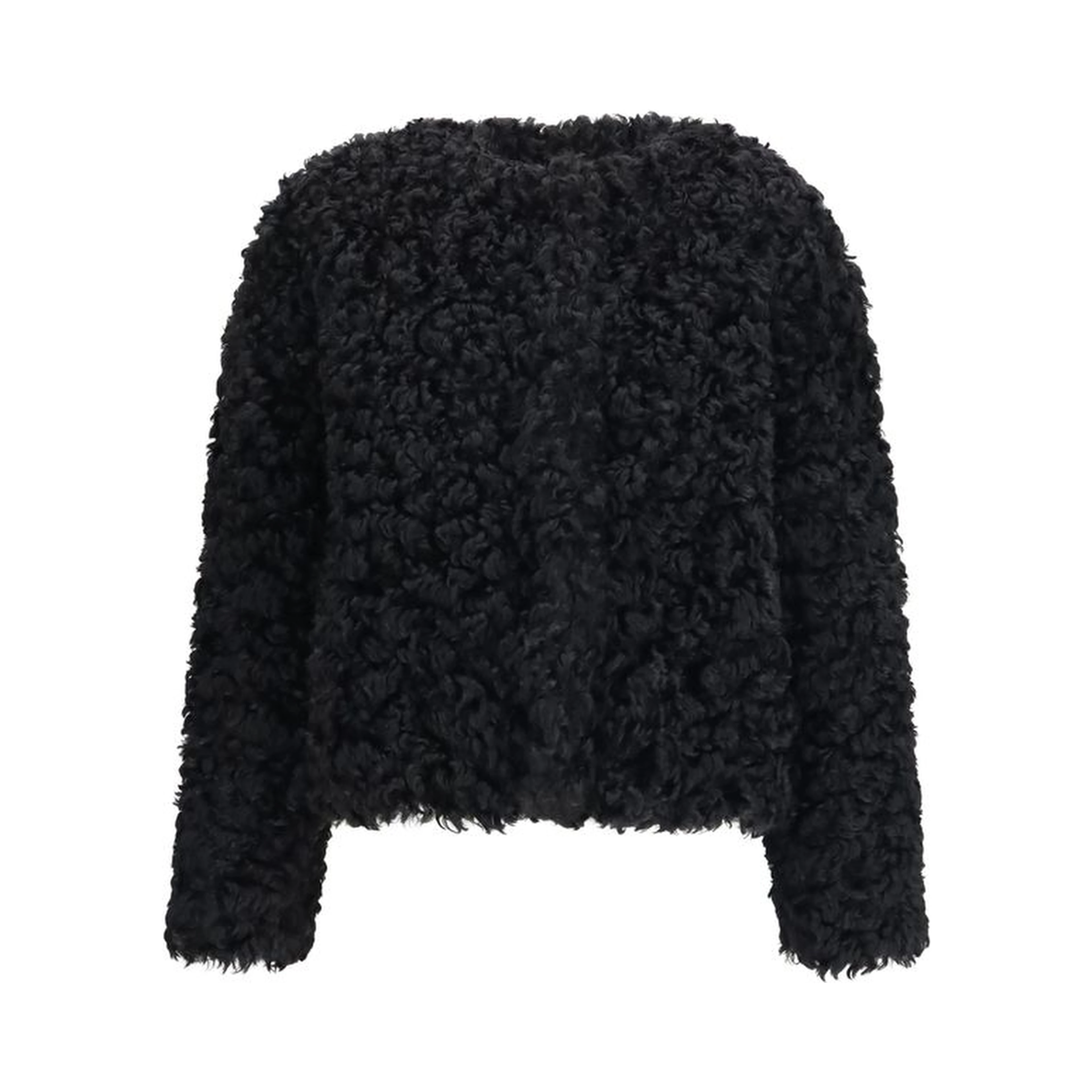 Black Polyester Coat