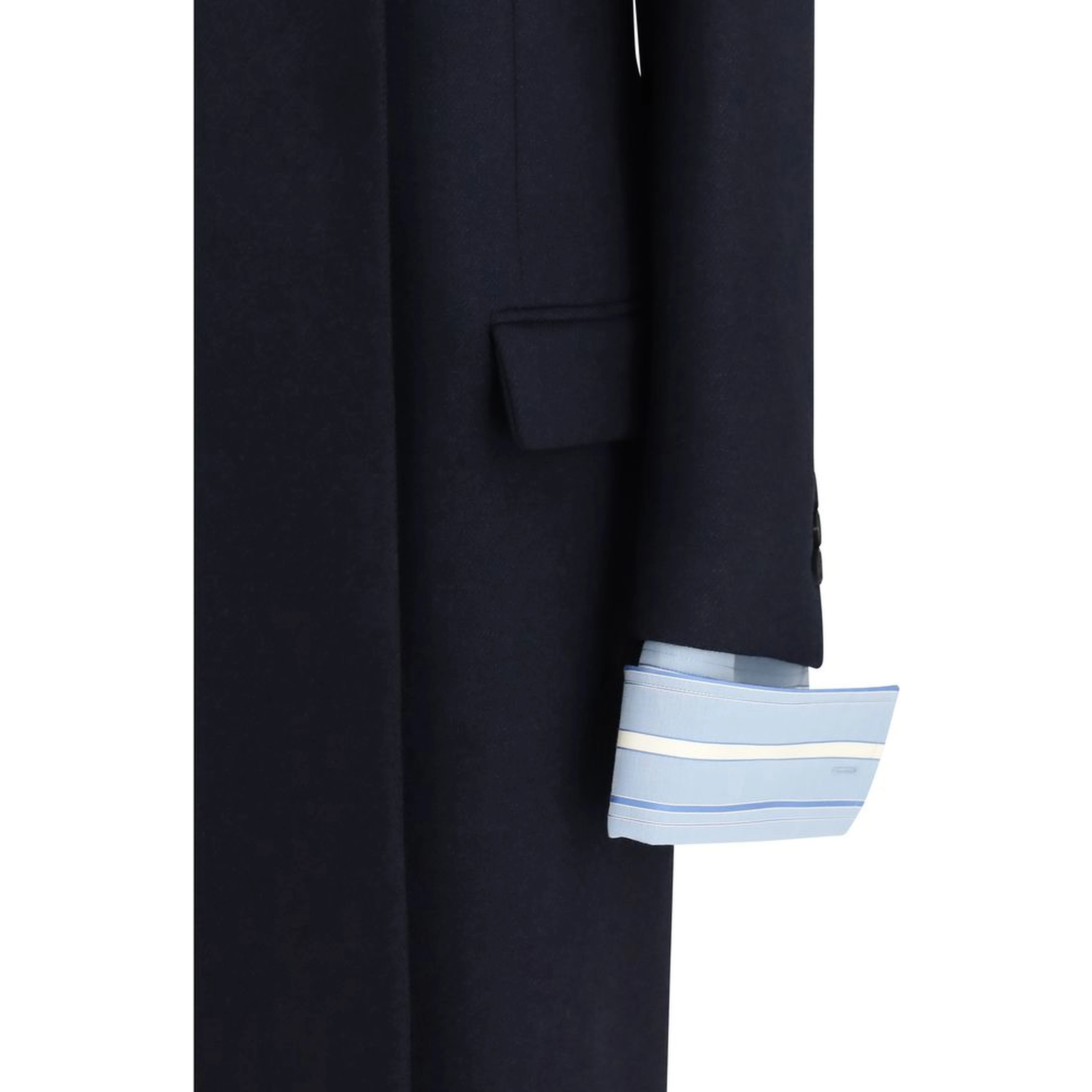 Blue Wool Oves Aries Coat