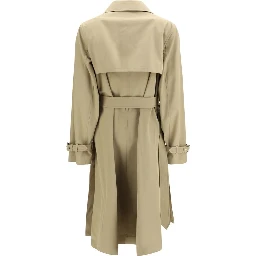 Beige Cotton Coat