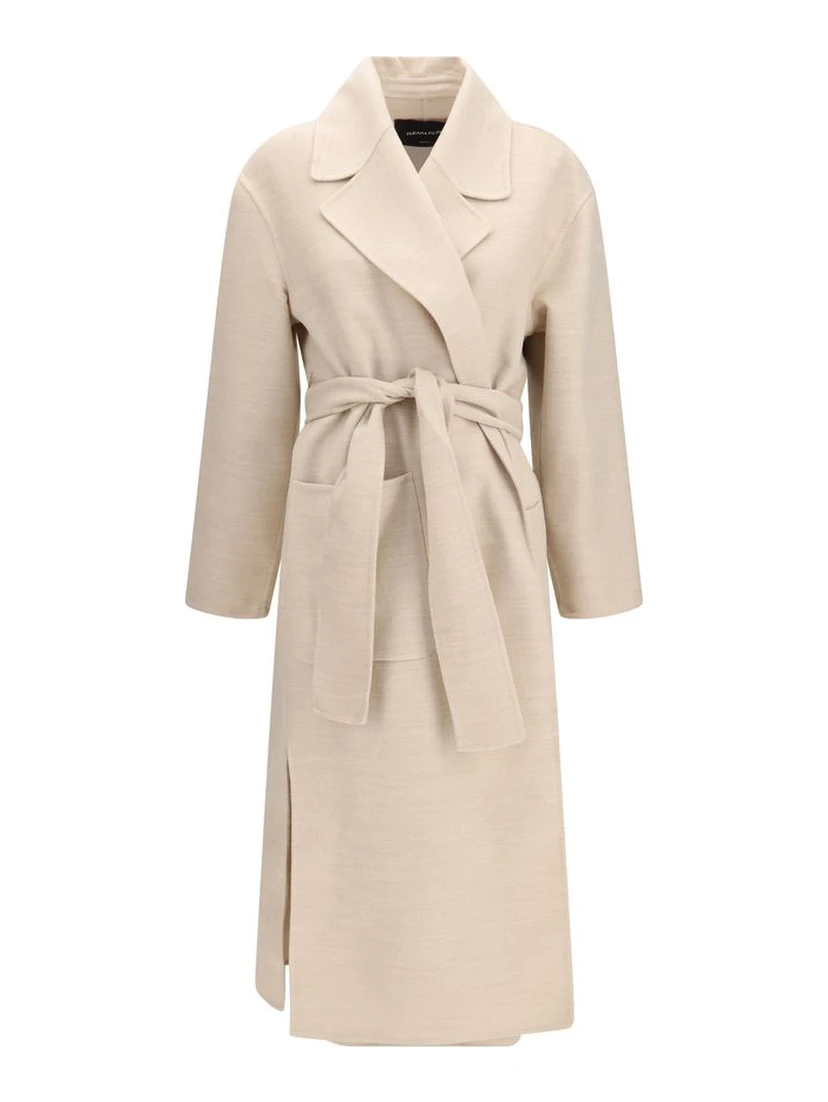 Beige Wool Oves Aries Coat