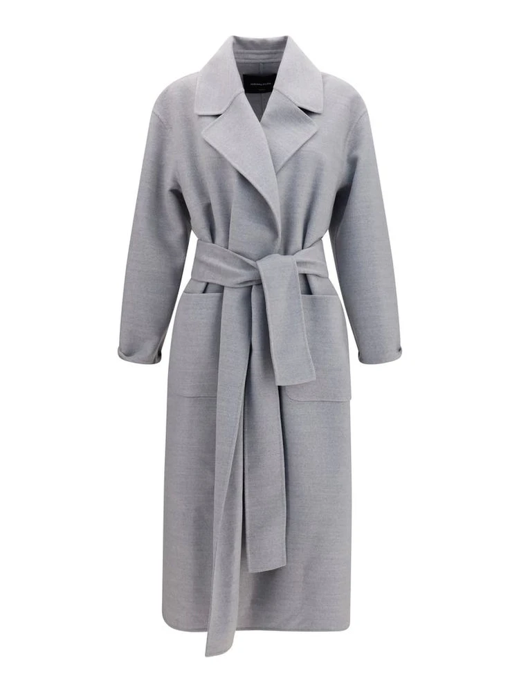 Gray Wool Oves Aries Coat