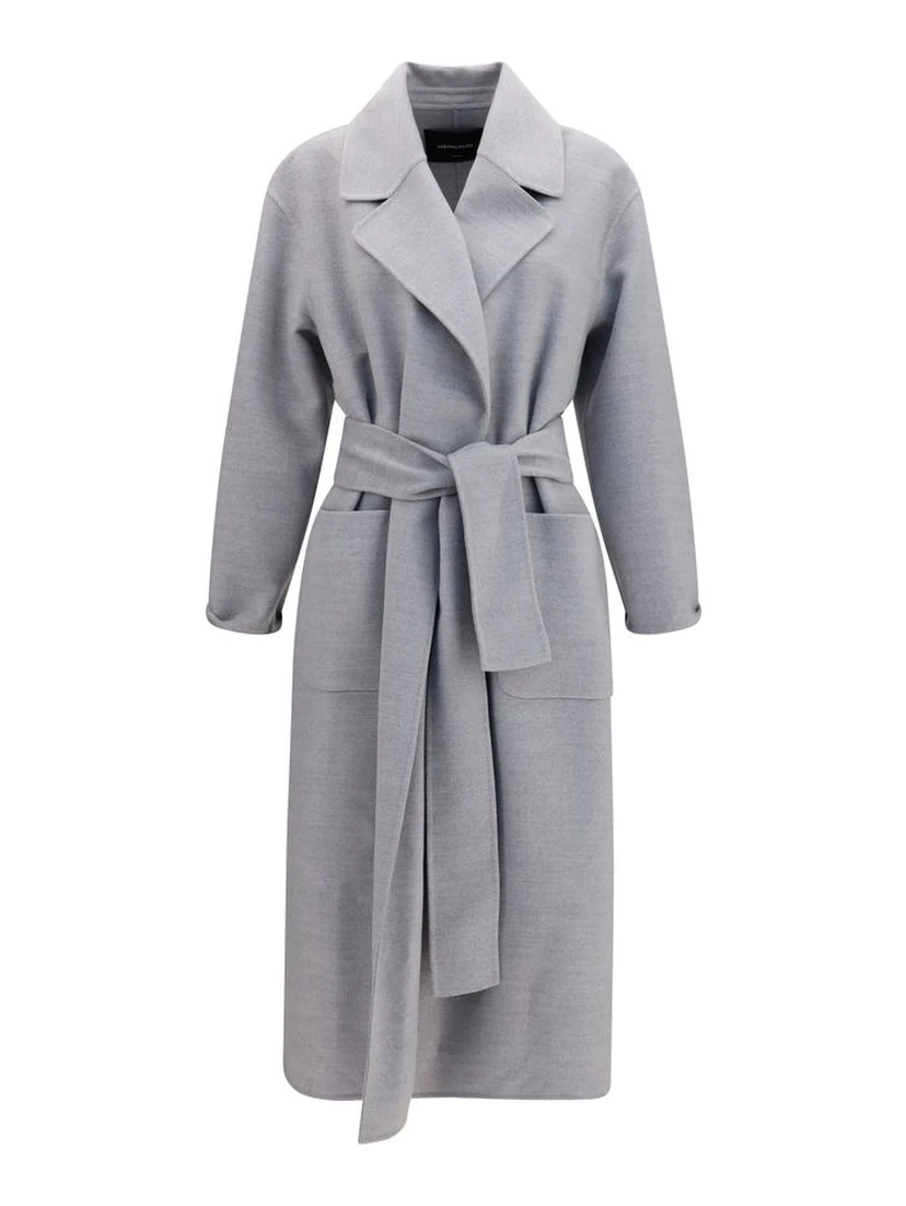 Gray Wool Oves Aries Coat