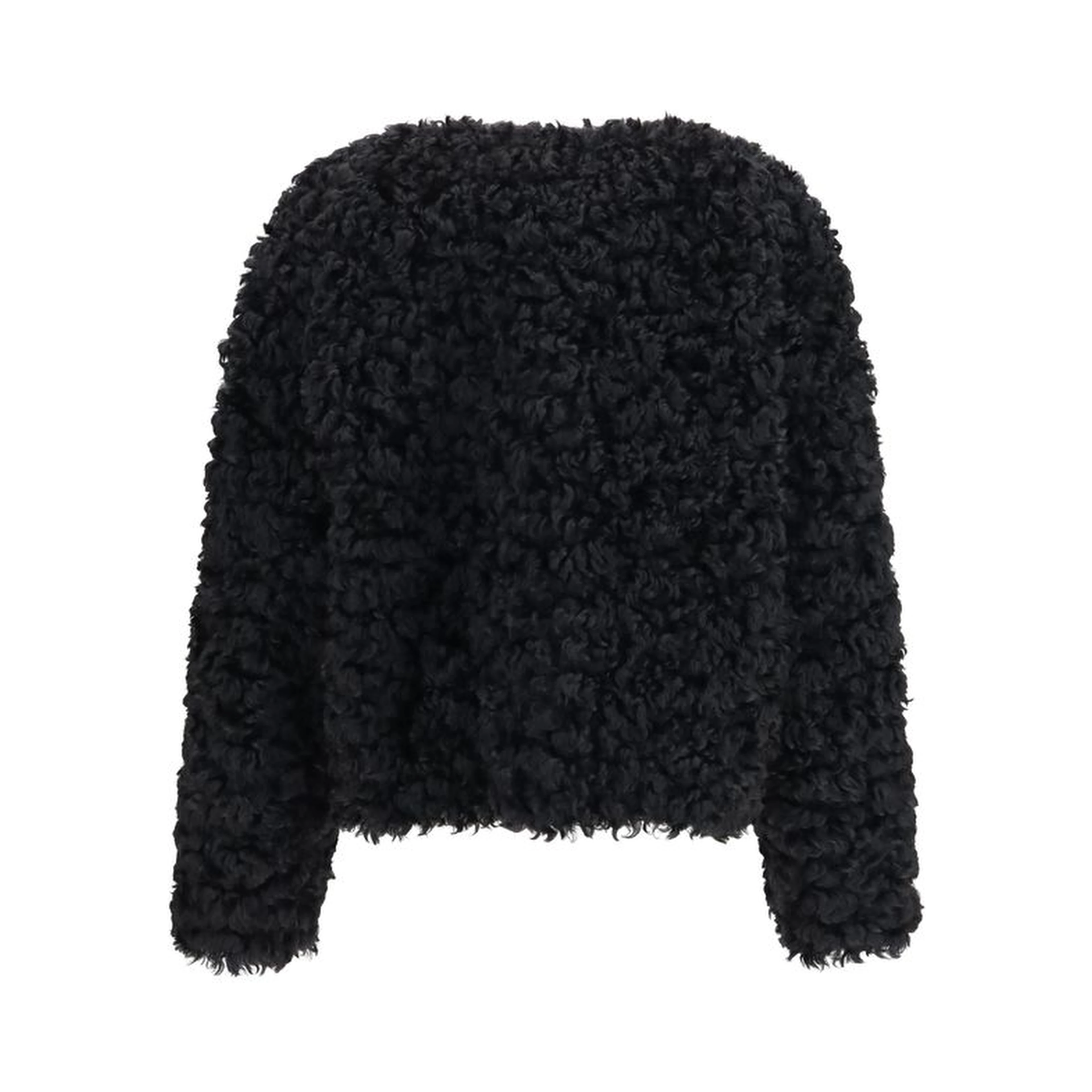 Black Polyester Coat
