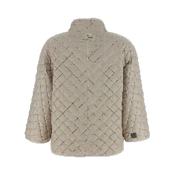 Gray Polyester Coat