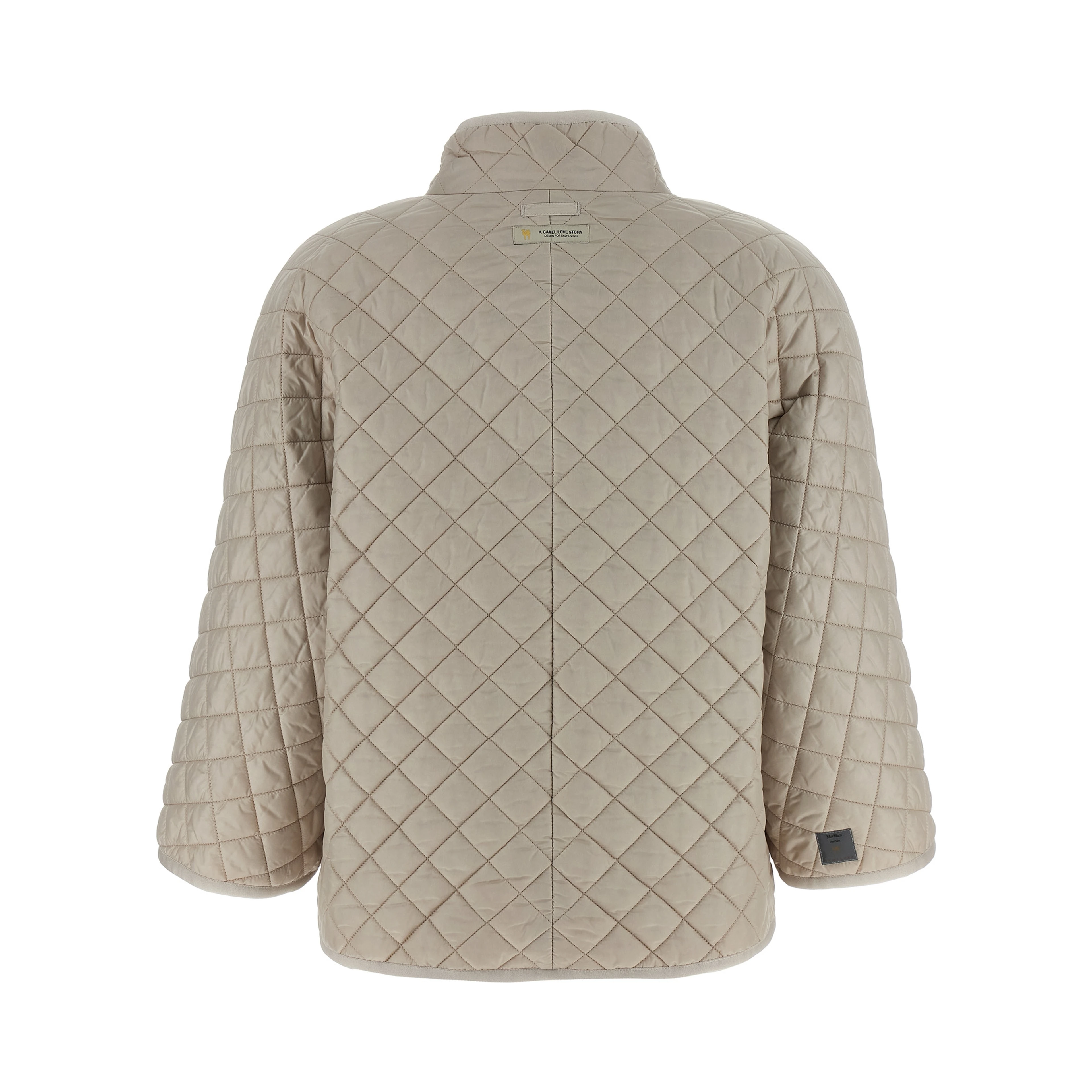 Gray Polyester Coat