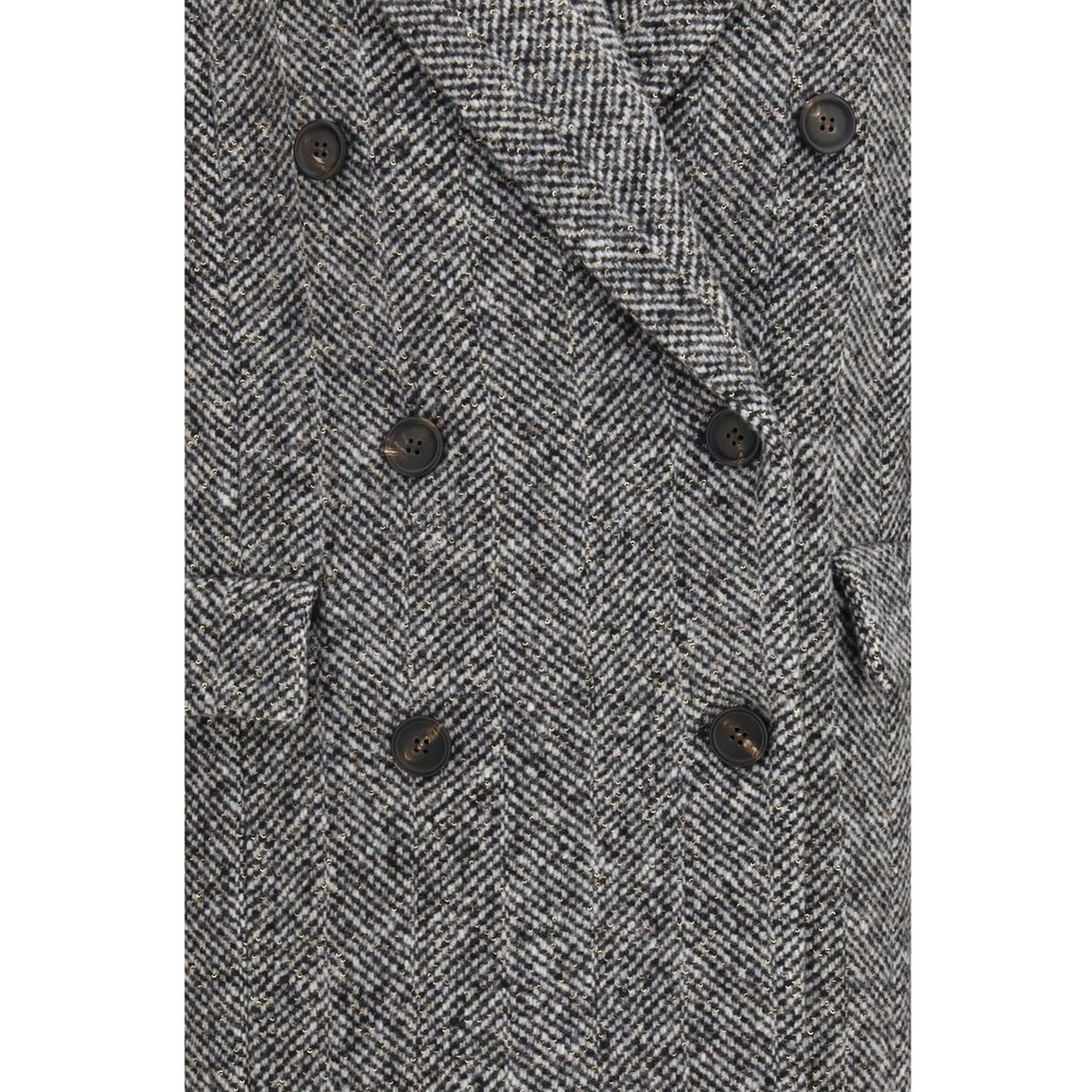 Gray Wool Oves Aries Coat