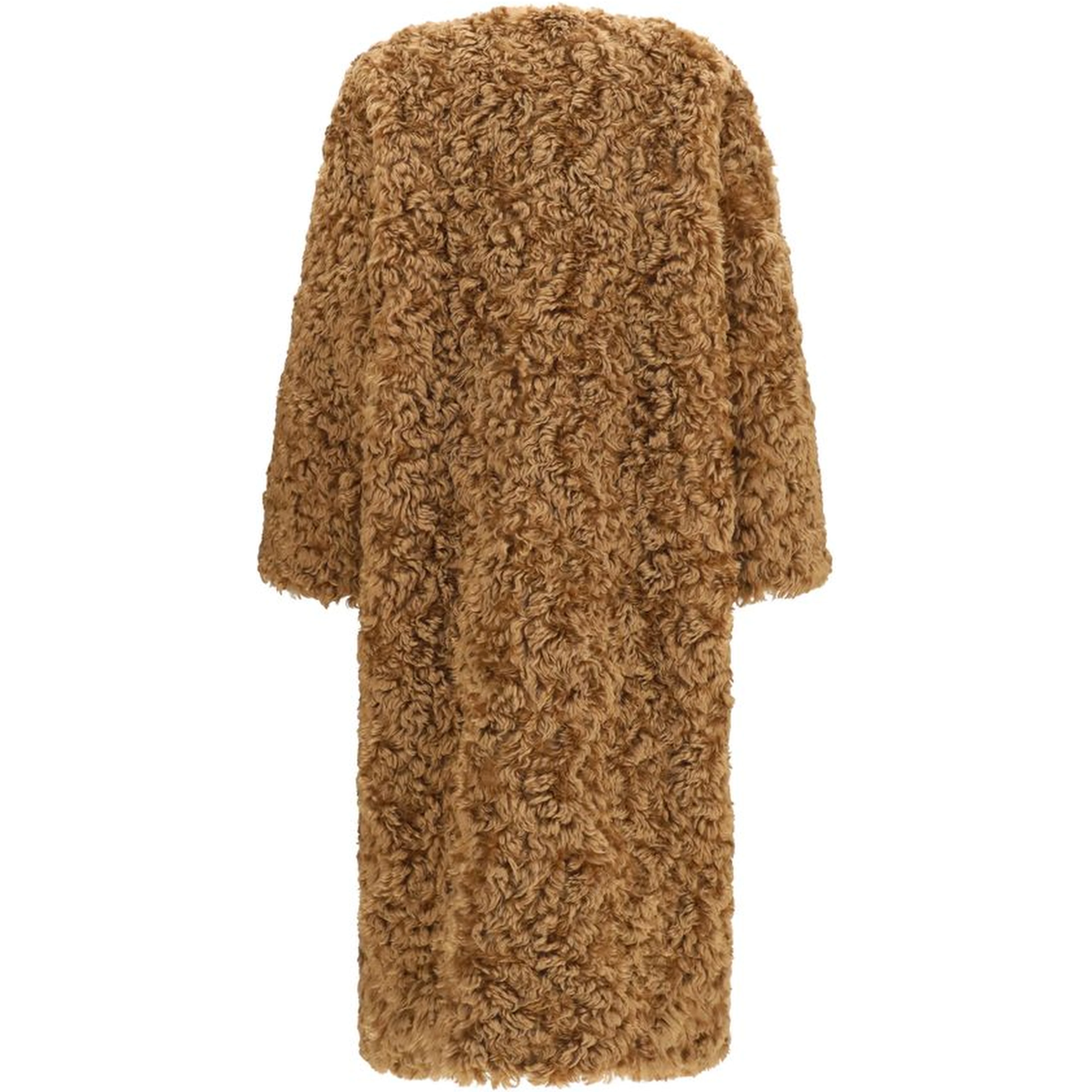 Brown Polyester Coat