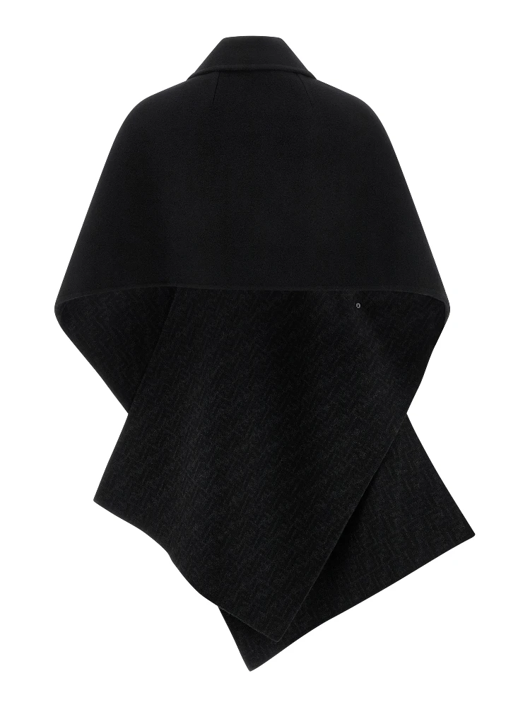 Black Virgin Wool Coat alternative