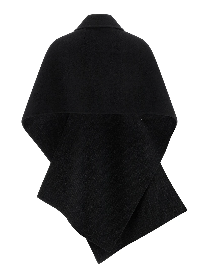 Black Virgin Wool Coat