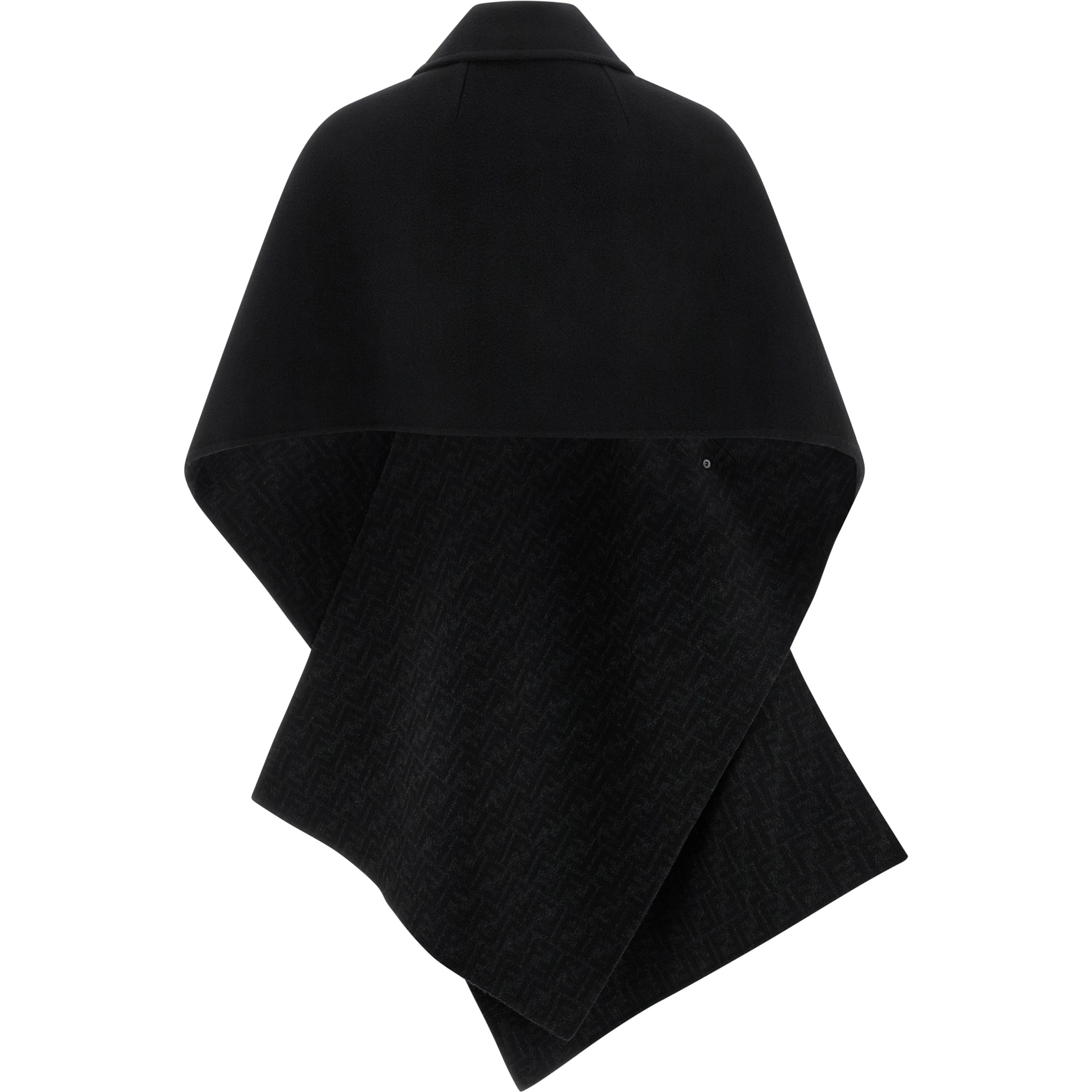 Black Virgin Wool Coat