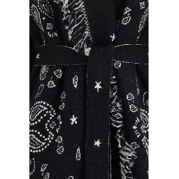Black Wool Oves Aries Coat