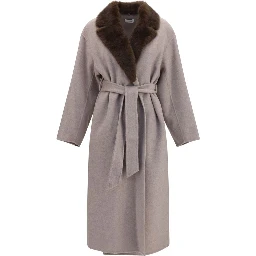 Beige Wool Oves Aries Coat