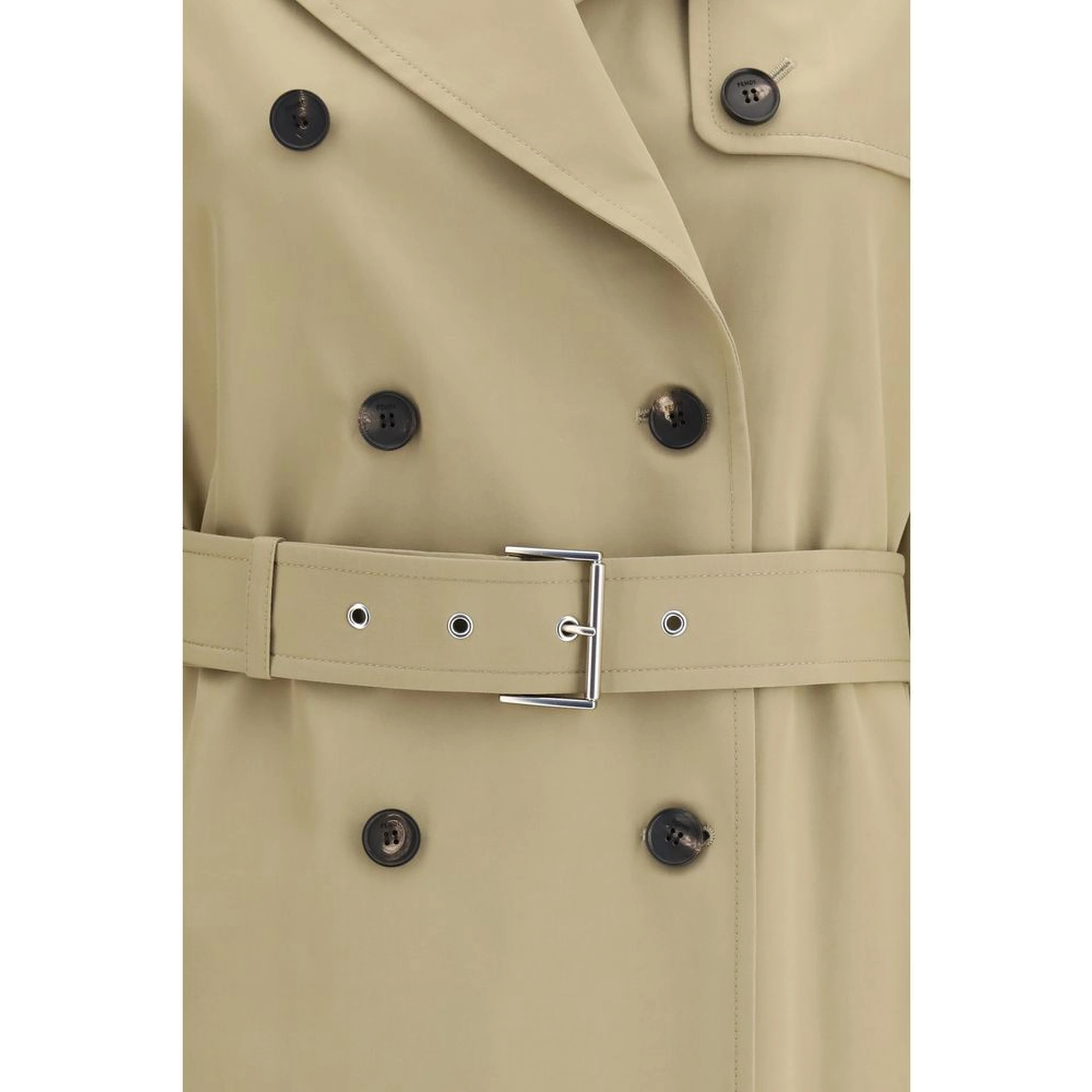 Beige Cotton Coat