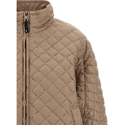 Beige Polyester Coat