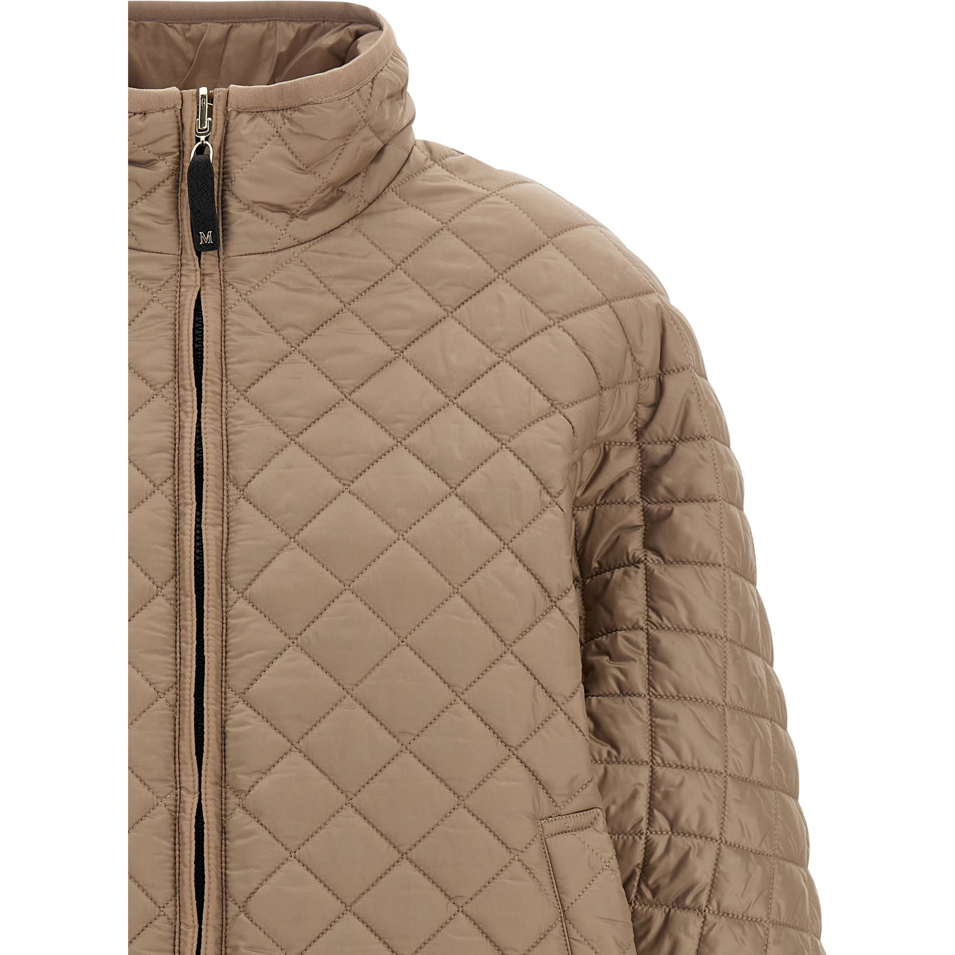 Beige Polyester Coat