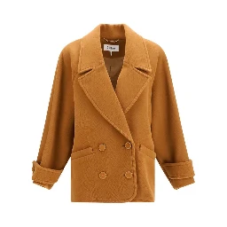 Brown Wool Oves Aries Coat