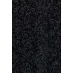 Black Polyester Coat