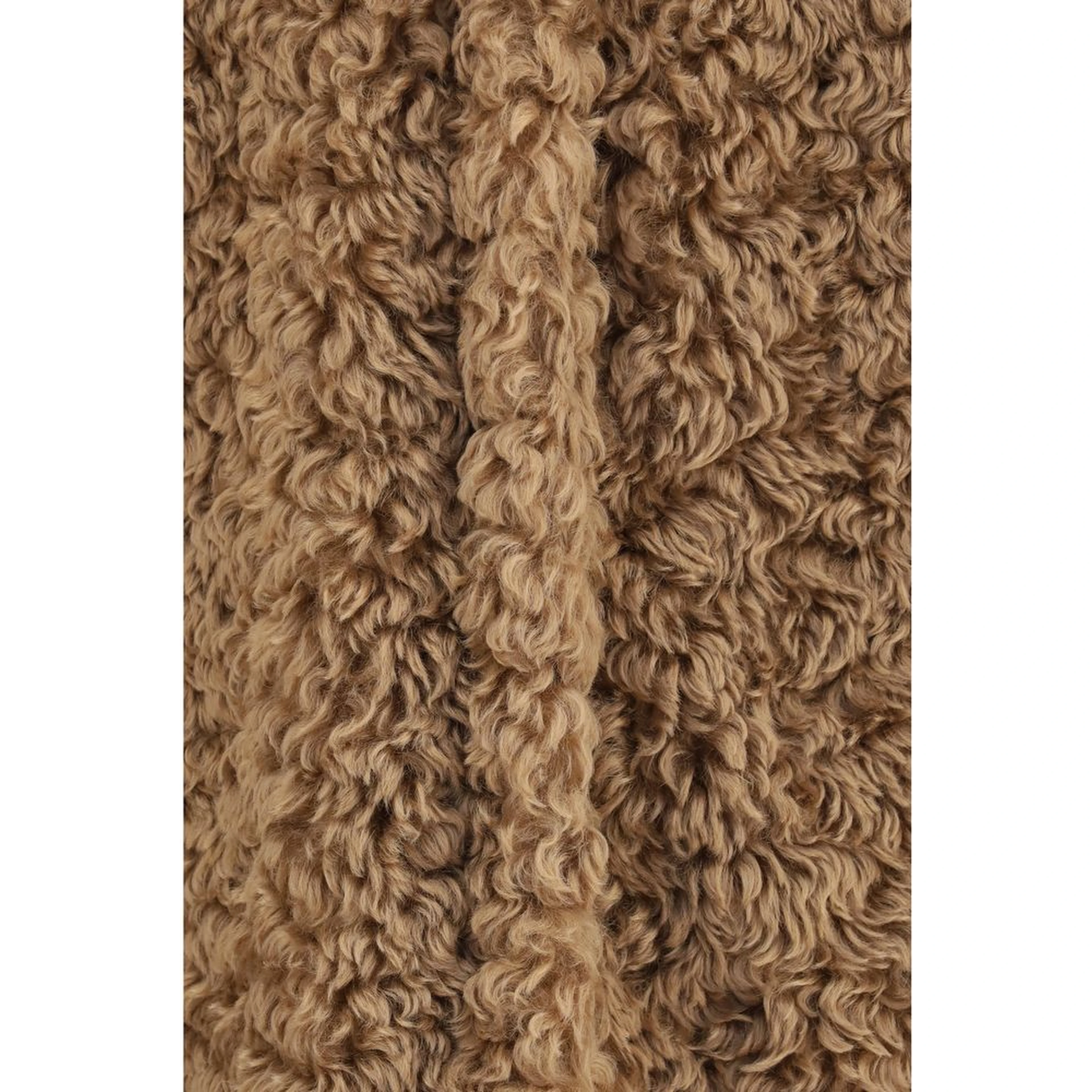 Brown Polyester Coat