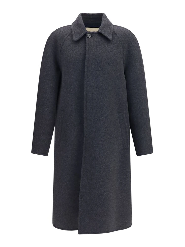 Gray Wool Oves Aries Coat