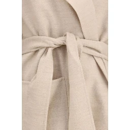 Beige Wool Oves Aries Coat