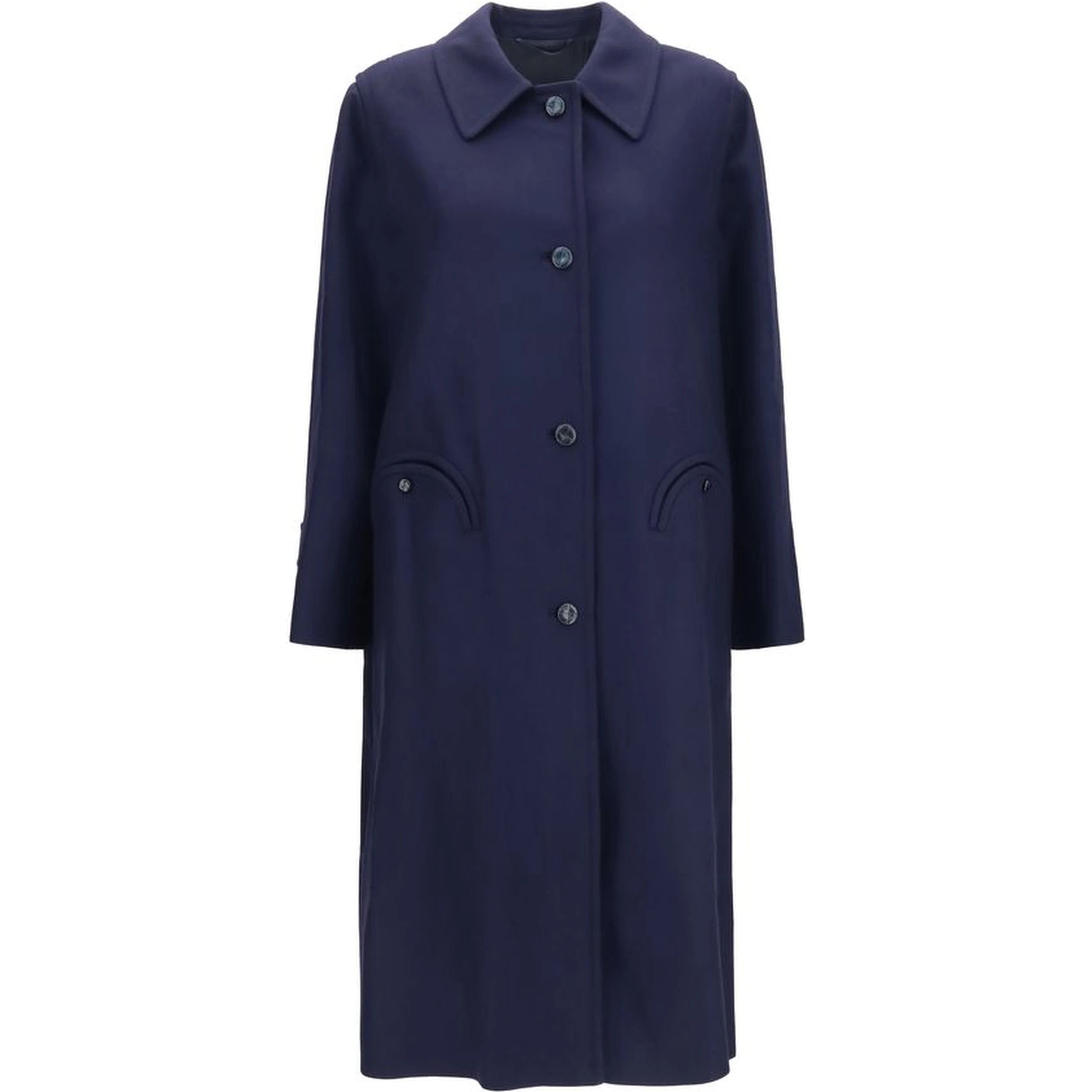 Blue Wool Oves Aries Coat