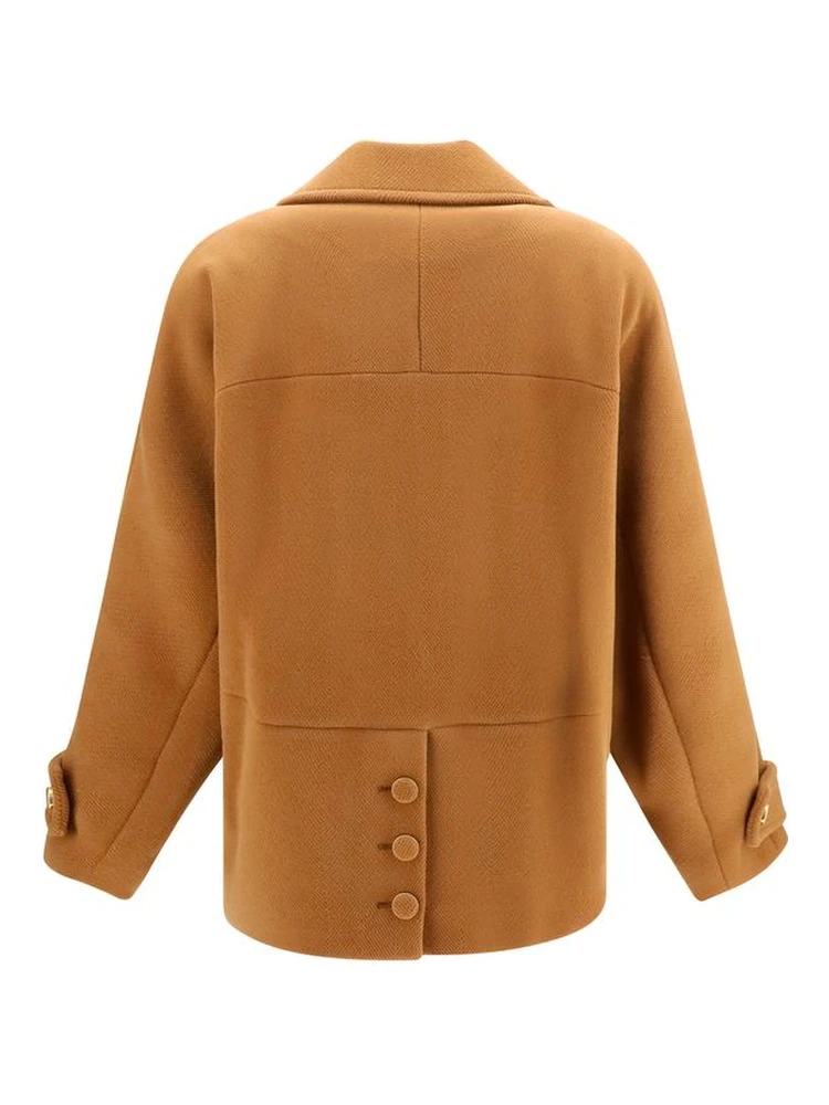 Brown Wool Oves Aries Coat alternative