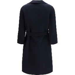 Blue Wool Oves Aries Coat