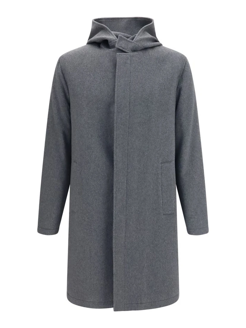 Gray Wool Oves Aries Coat