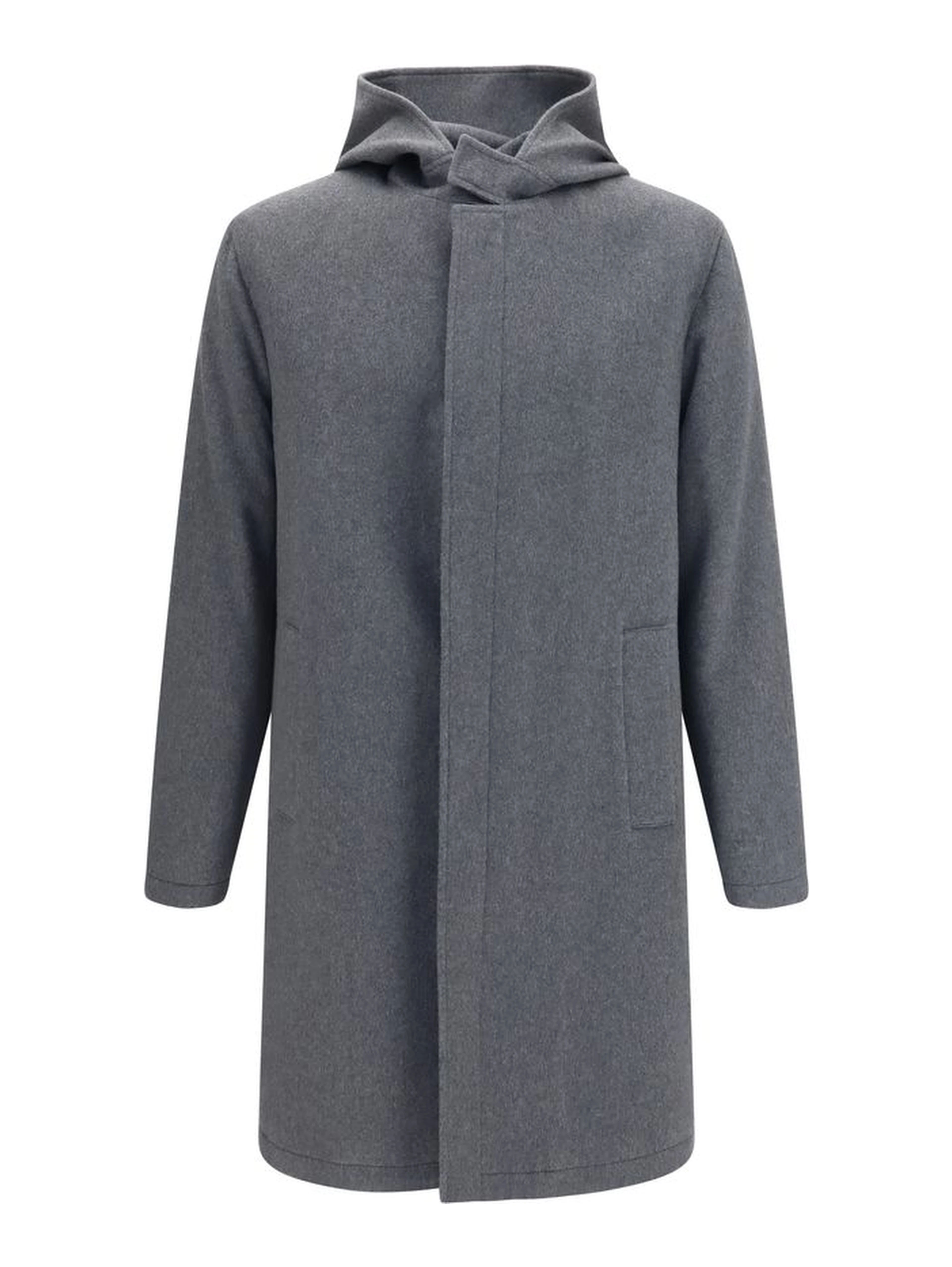 Gray Wool Oves Aries Coat