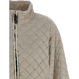 Gray Polyester Coat