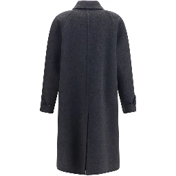 Gray Wool Oves Aries Coat