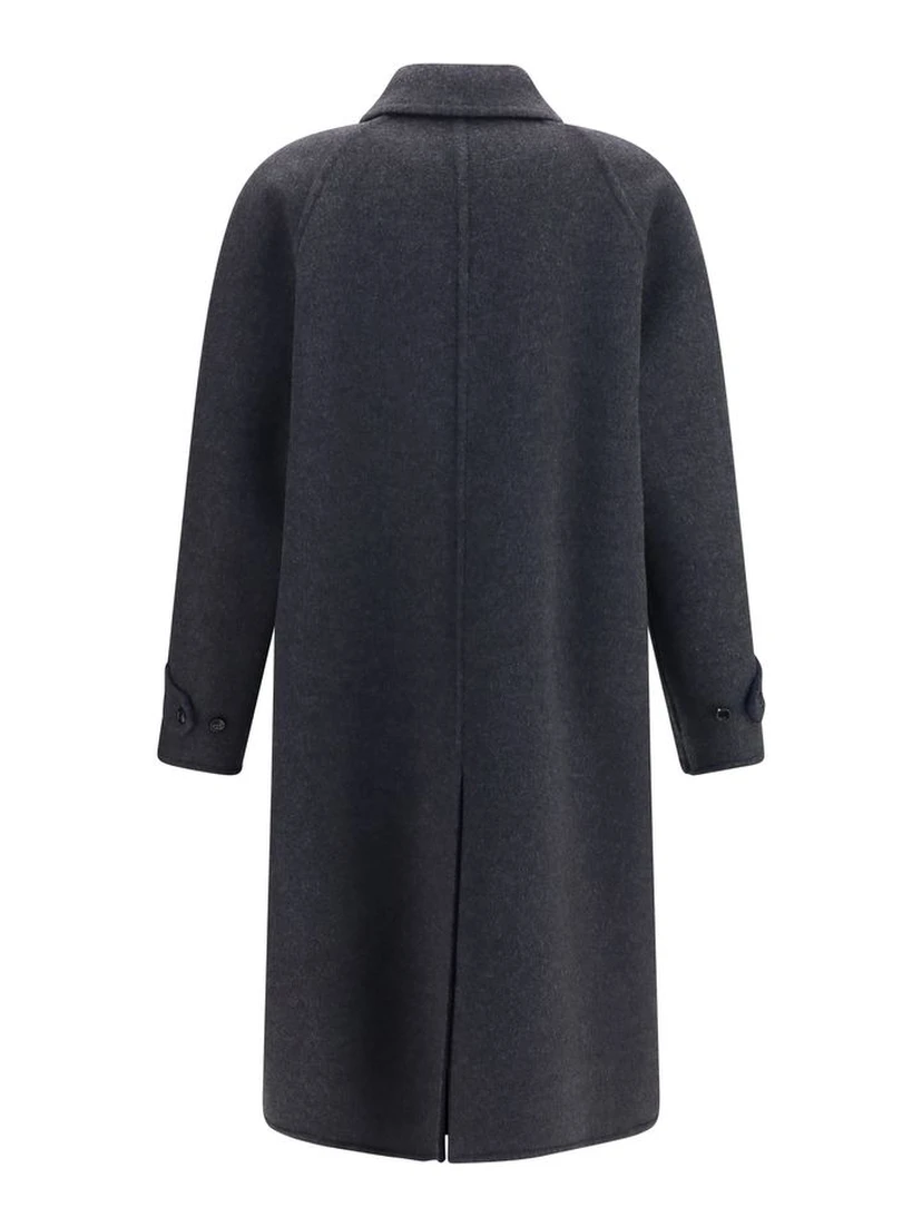 Gray Wool Oves Aries Coat